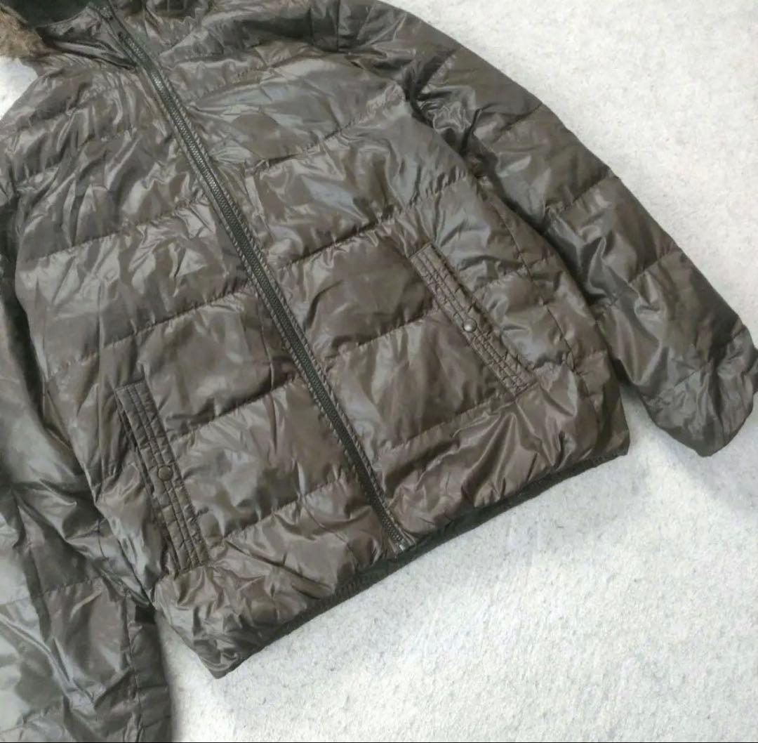 00's y2k archive 平成 ファーダウン 光沢 短丈 - メルカリ