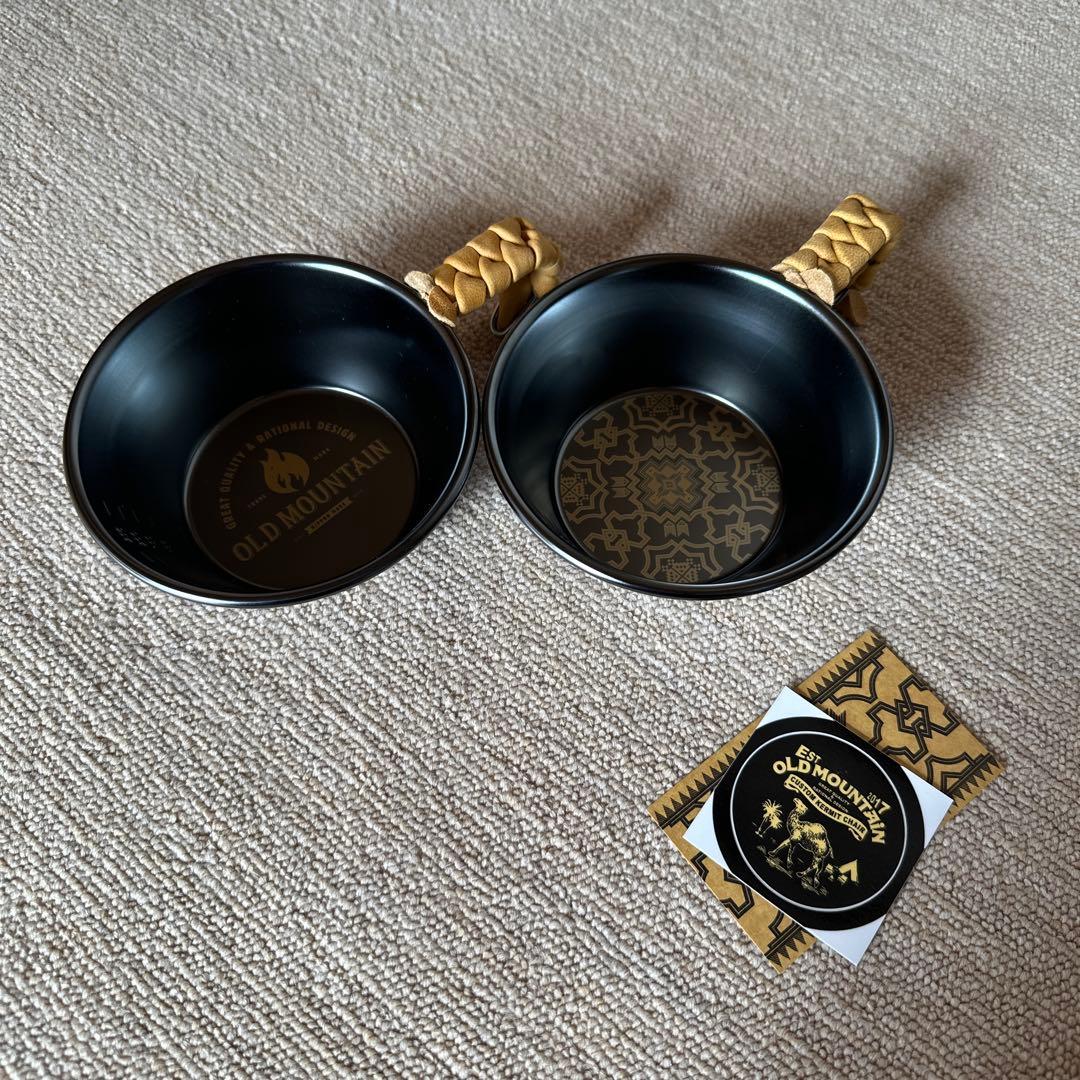 old mountain「ブラックシェラカップ」2点セット VINTAGE BLACK SIERRA | old mountain