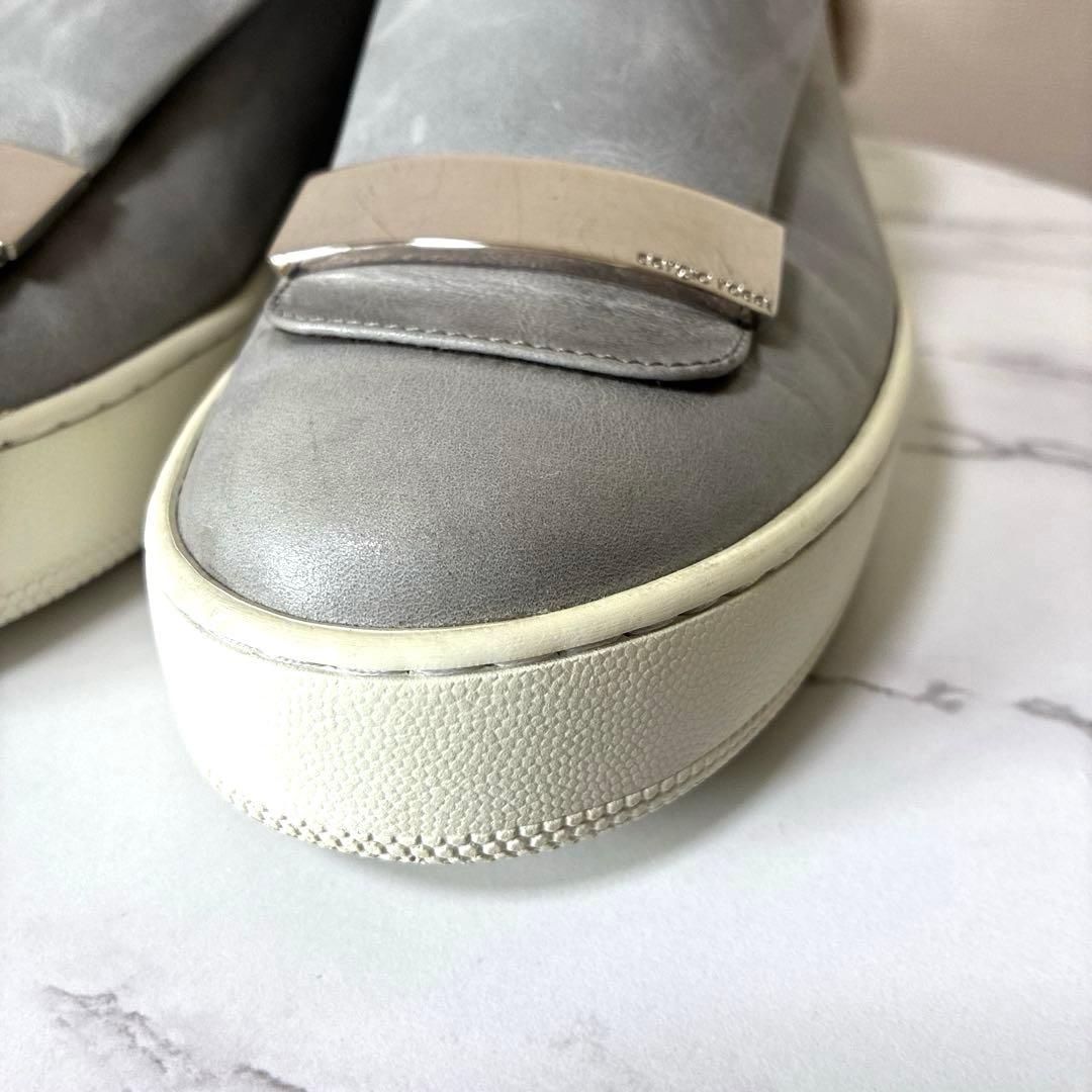 sergiorossi 39 sr1Addict ムートン グレー スニーカー - メルカリ