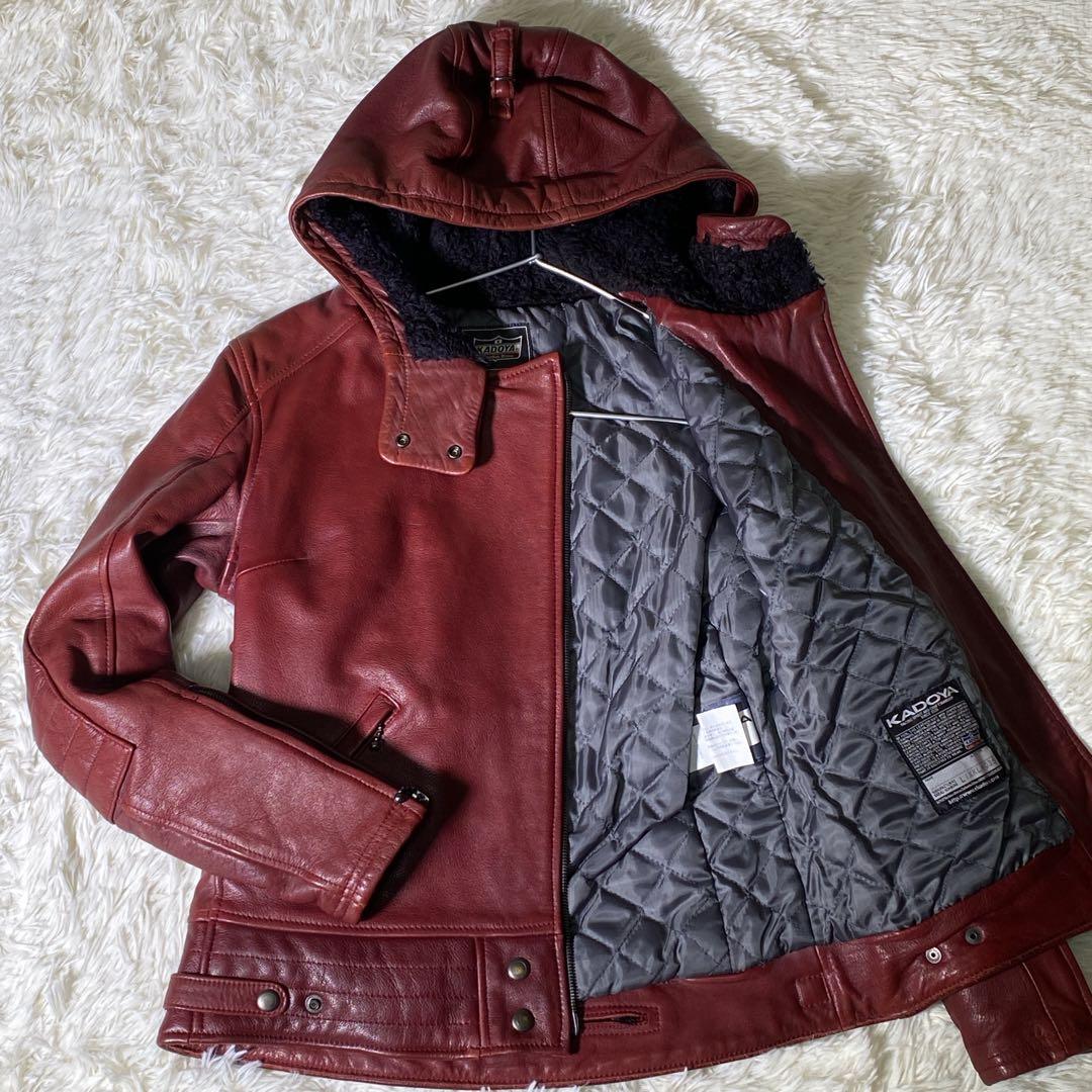 美品　KADOYA カドヤ MR-LOADED レザージャケット　ライダース カドヤ（KADOYA） KADOYA MR-LOADED ブラック カドヤ公式ショップ