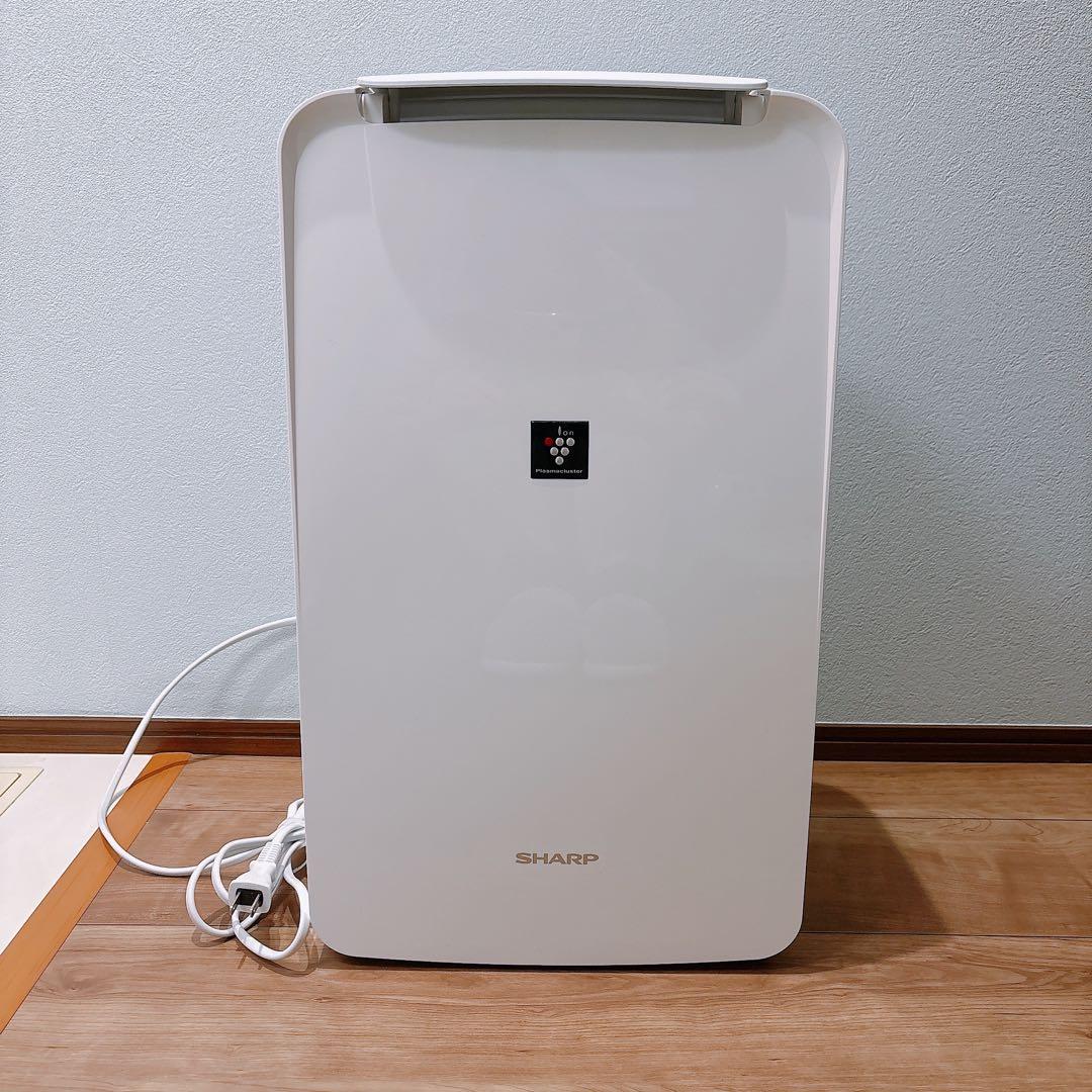 【美品・2025年製】SHARP 除湿機 CV-S71-W プラズマクラスター プラズマクラスター シャープ CV-S71-W 衣類乾燥除湿機 ホワイト系