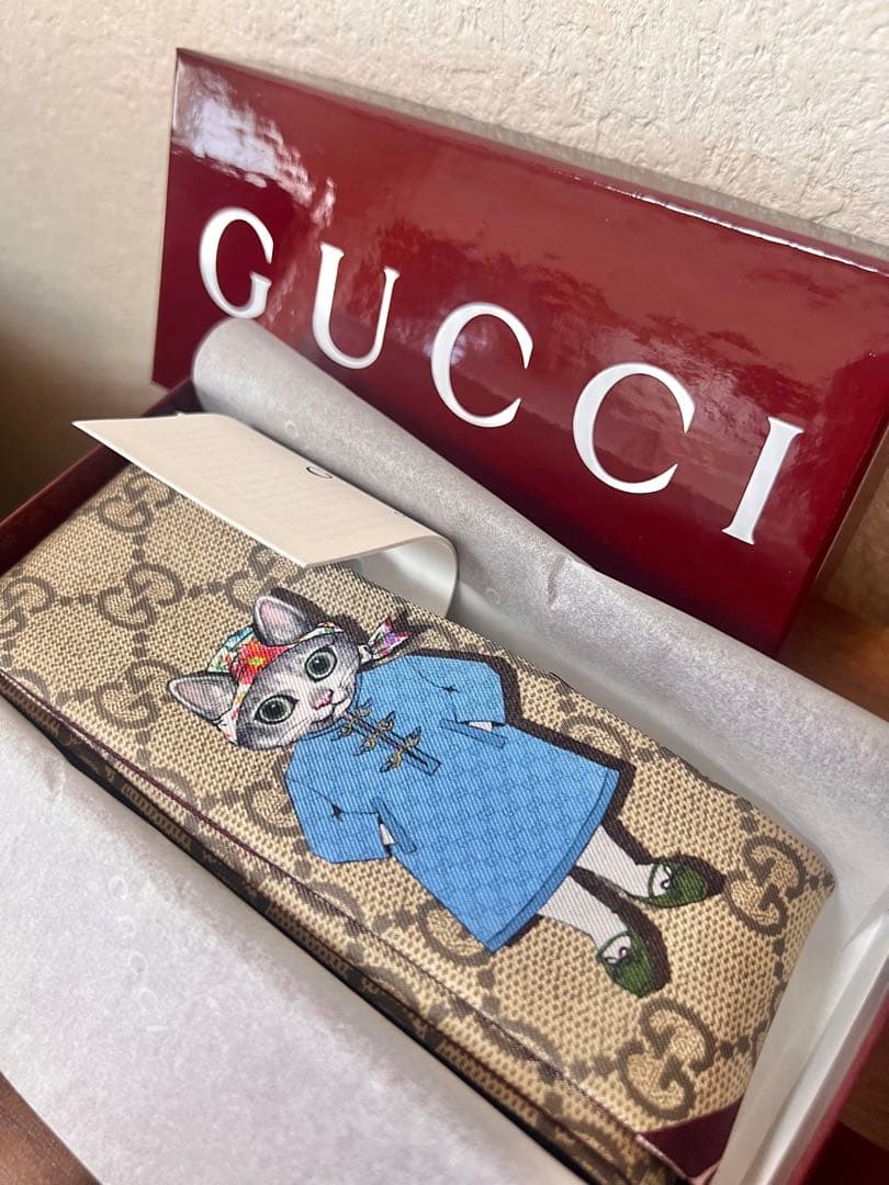 グッチ ヒグチユウコ シルク ネックボウ スカーフ Gucci - メルカリ