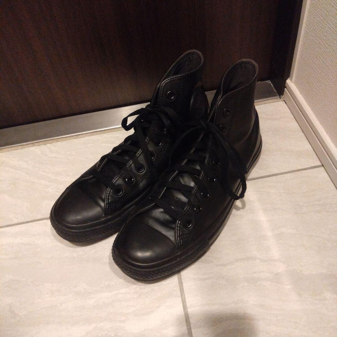 コンバース オールスター ハイカット スニーカー レザー 廃盤 26.5cm