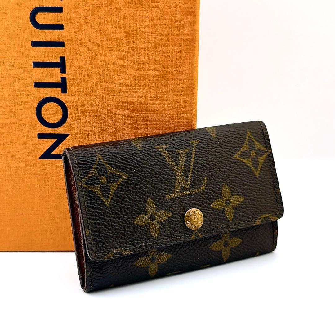 【美品】ルイヴィトン モノグラム ミュルティクレ6 キーケース ヴィンテージ ルイヴィトン キーケース LOUIS VUITTON 破格本物 モノグラム
