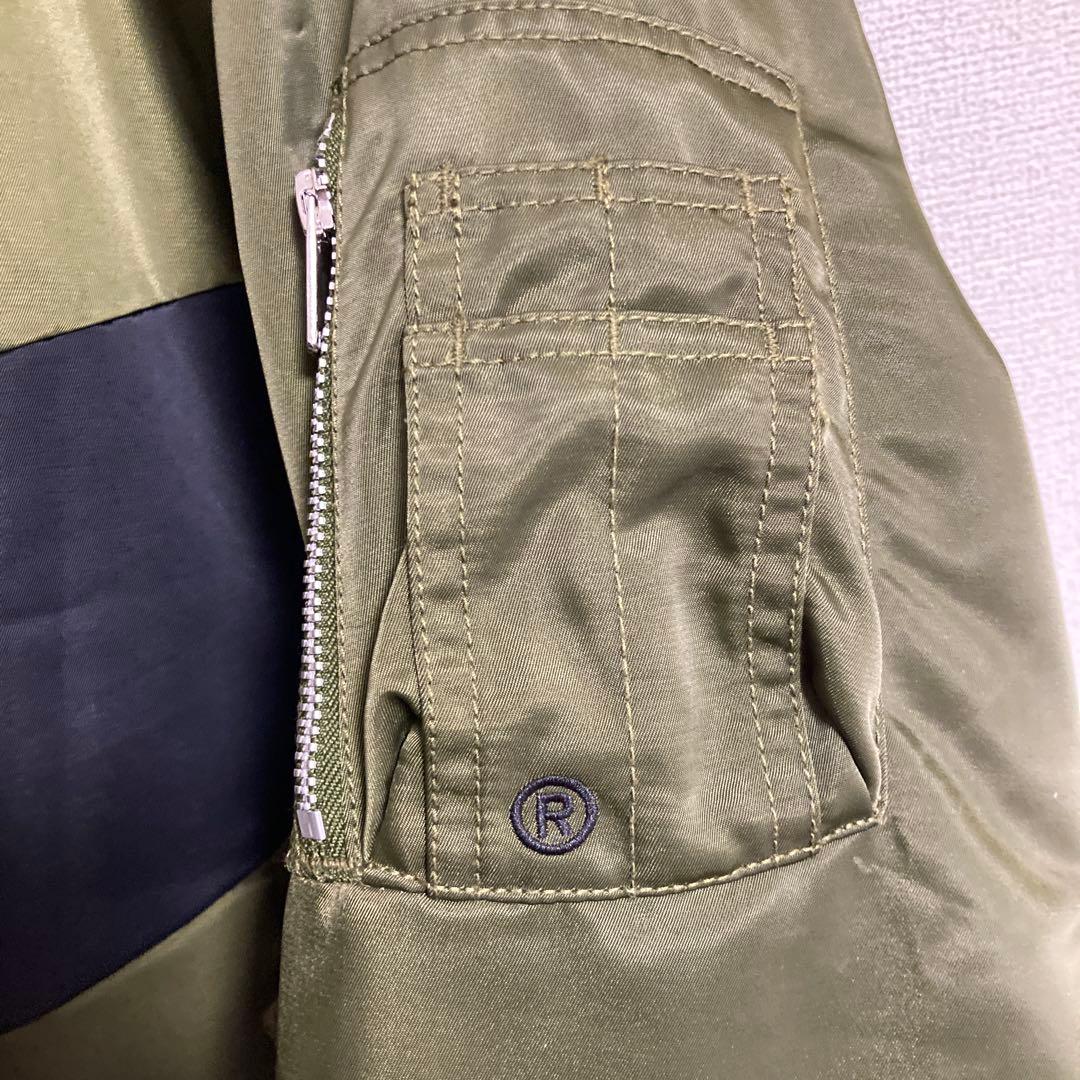 新品Nike MA-1 ジャケット リバーシブル オリーブグリーン×ブラック