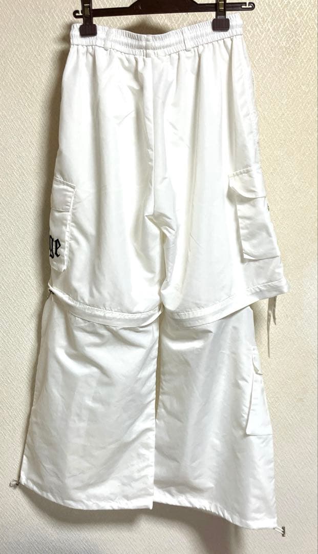 Amilige アミリージュ 2Wayロゴテープジョガーシャカシャカパンツ