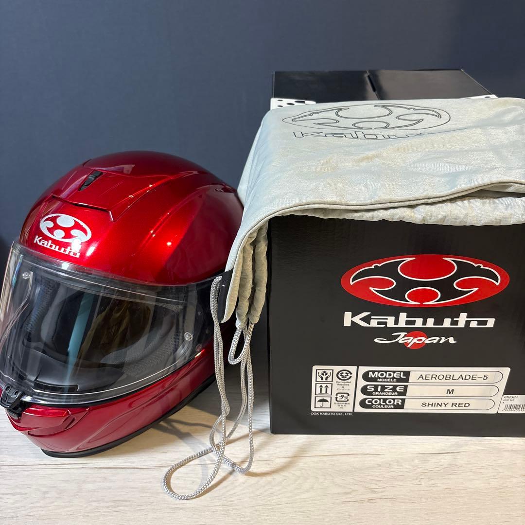 【美品】OGK KABUTO　フルフェイスヘルメット　AEROBLADE−5 OGK Kabuto（オージーケーカブト） OGK AEROBLADE-5 エアロブレード5