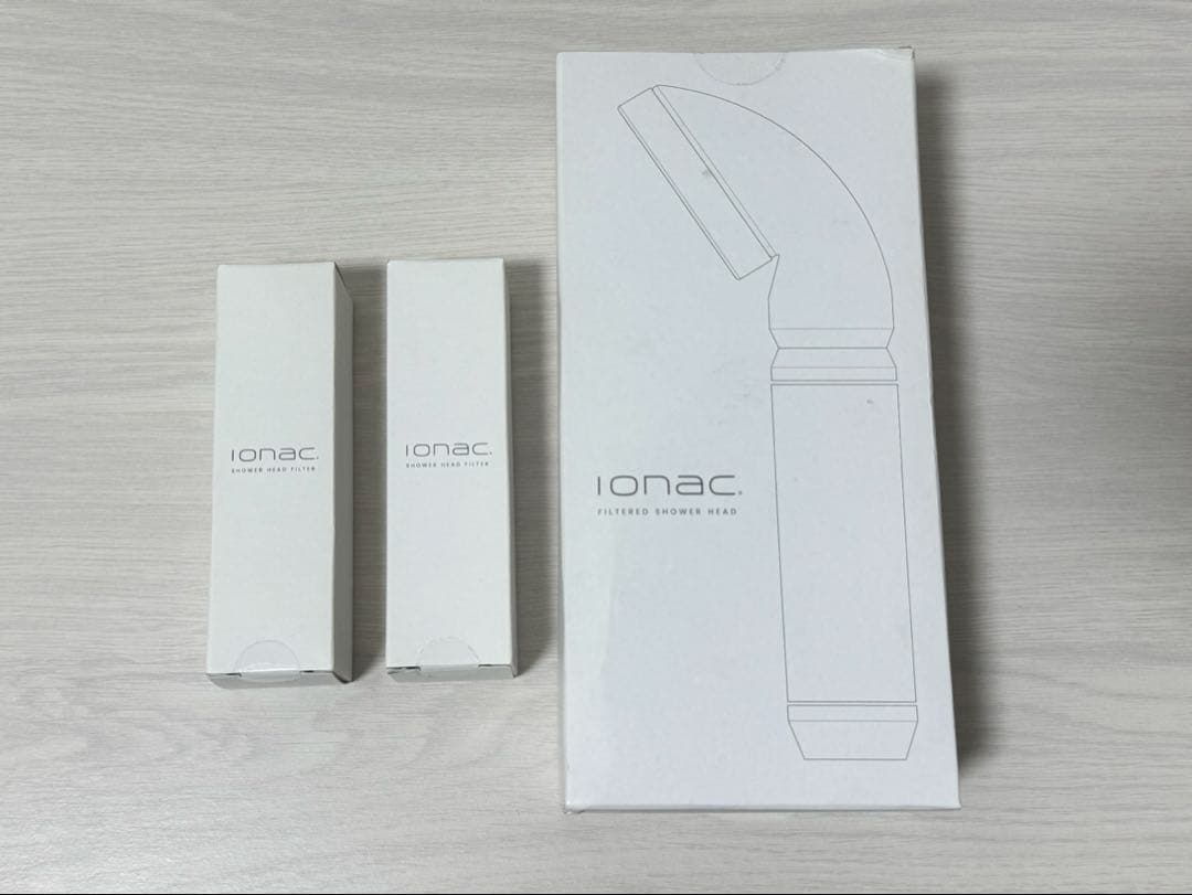 イオナックシャワーヘッド本体 & 交換フィルター2本セット 楽天市場】イオナック 国内配送 シャワーヘッド ionac 軟水化 軟水