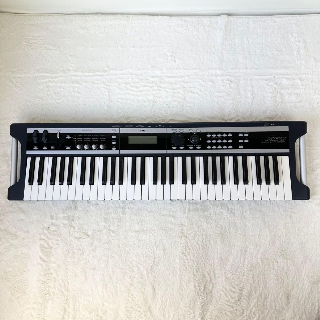 和田✨KORG✨ X50 シンセサイザー 61鍵盤　ケース付き 名機】KORG シンセサイザー X50-61 純正ケース付き｜Yahoo!フリマ（旧