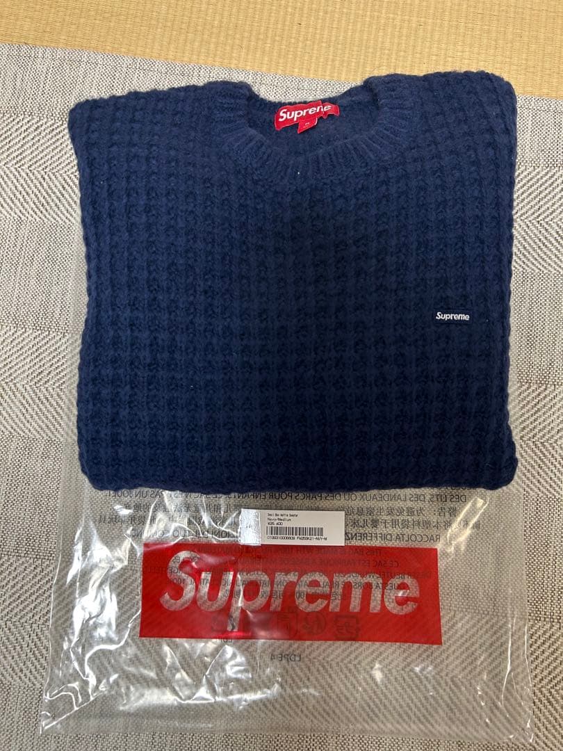 Supreme Small Box Waffle Sweater Mサイズ Fall/Winter 2025 Preview – Supreme