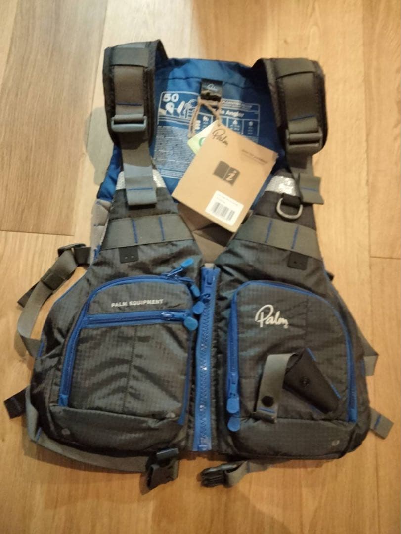 Palm Kola Angler ライフジャケット M/L グレー/ブルー Amazon | パーム(Palm) ライフジャケット グレー M/L コーラアングラー