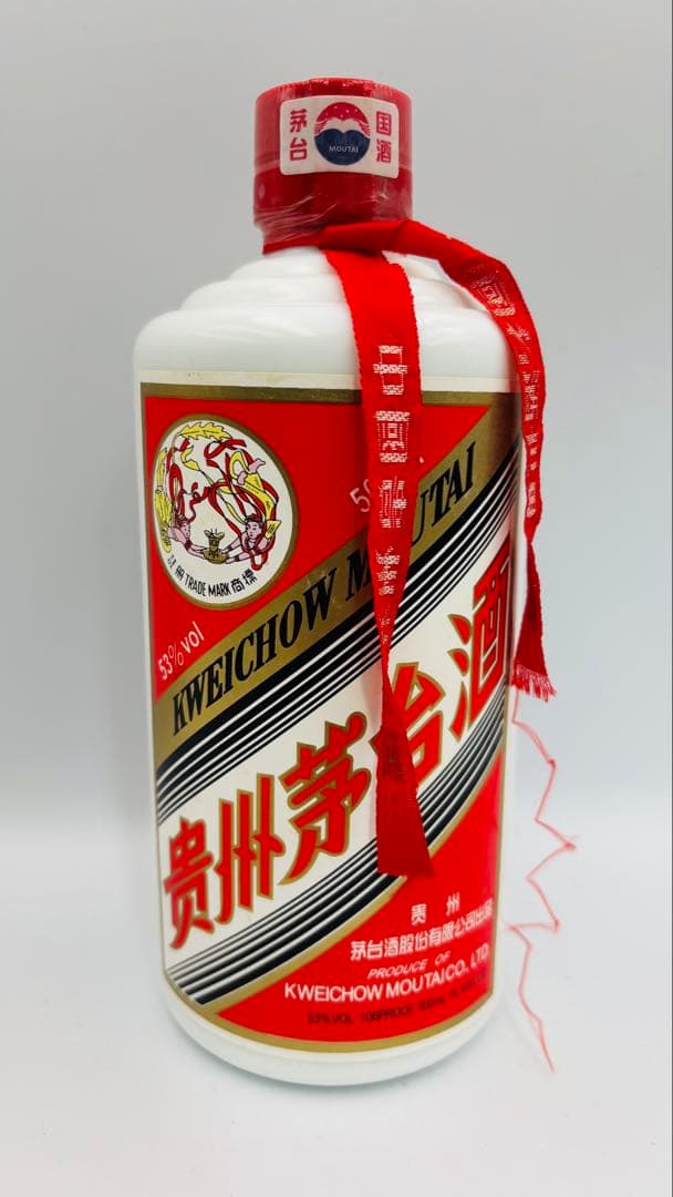 未開栓 貴州茅台酒 2007 500ml 53度 天女ラベル 重さ 813g 貴州茅台酒 天女ラベル 53％ ベビーボトルの中国酒をお買取りさせて