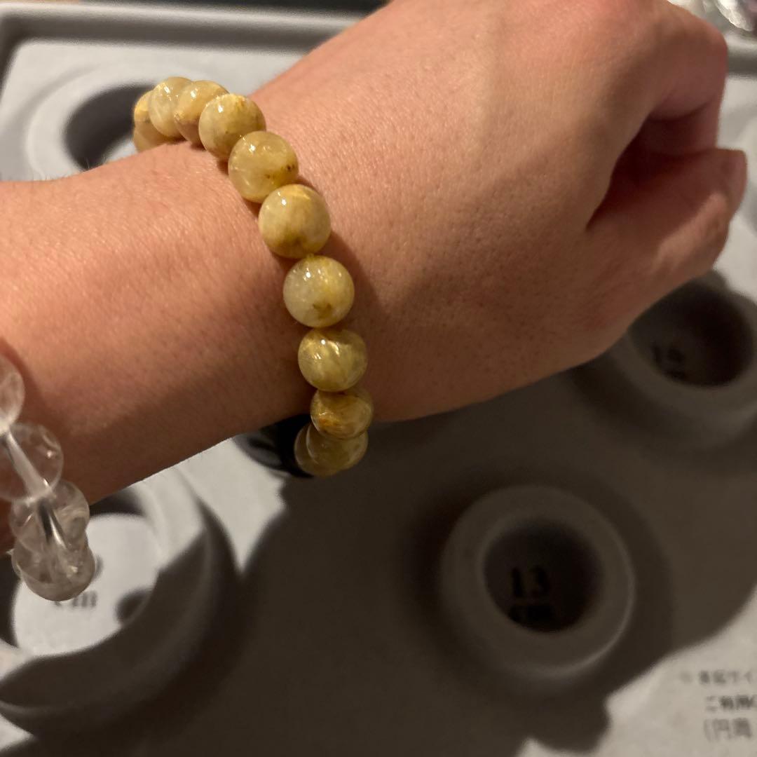 朱砂観音天珠様と密集ゴールドルチル