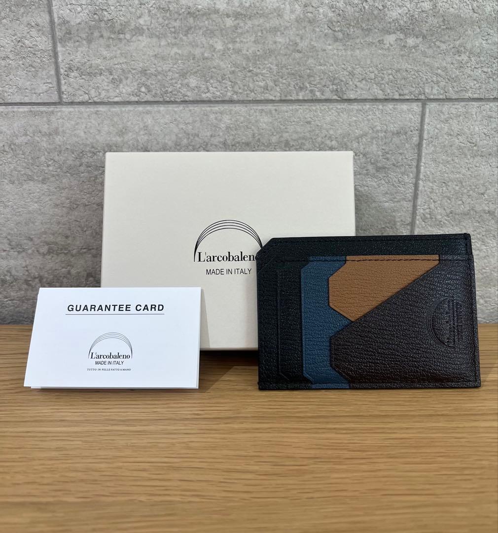 未使用　L'arcobaleno スマートミニウォレット L'arcobaleno（ラルコバレーノ） 財布 スマートミニ ウォレット メンズ