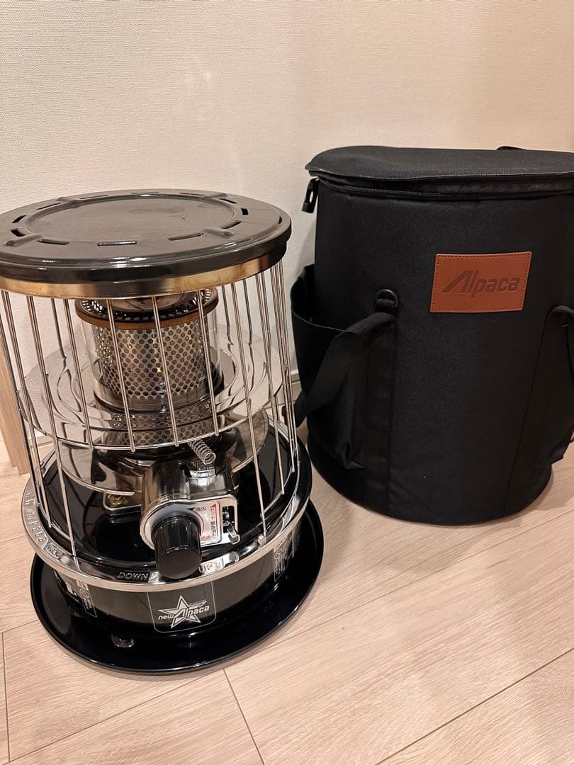 【Alpaca ストーブ】 アルパカストーブ　ブラック　収納バッグ付き アルパカ プラス ストーブ (専用バッグセット) | OutdoorLife kano