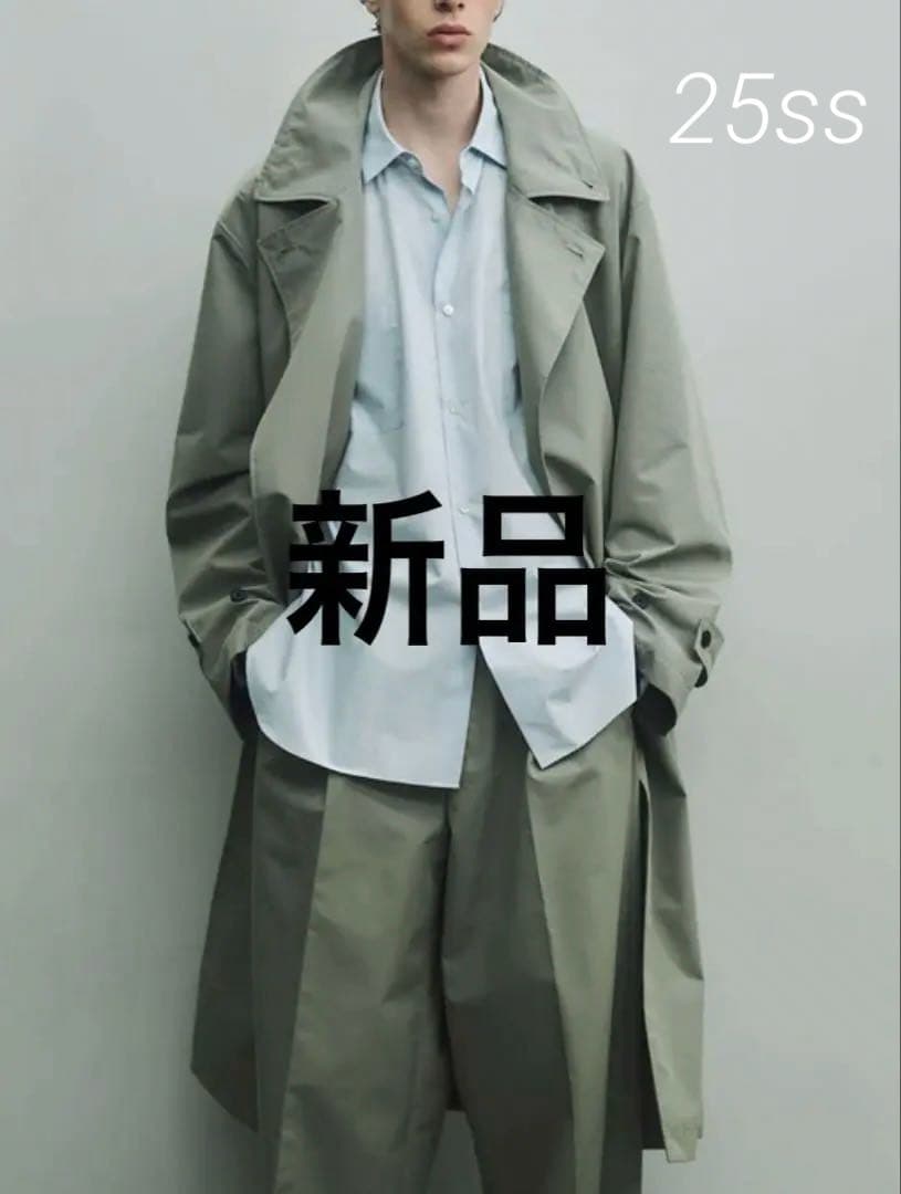 新品 ssstein ウィンドプルーフナイロンダブルブレステッドコート 25ss WINDPROOF NYLON DOUBLE BREASTED COAT | ssstein(シュタイン