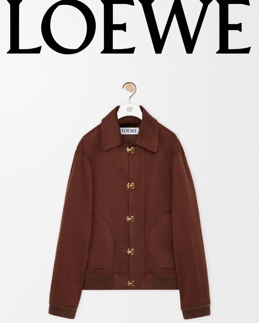 LOEWE ファイヤーマンジャケット 25ss 左 LOEWEの新作ファイヤーマン 右 POLOのファイヤーマン ここまで上品