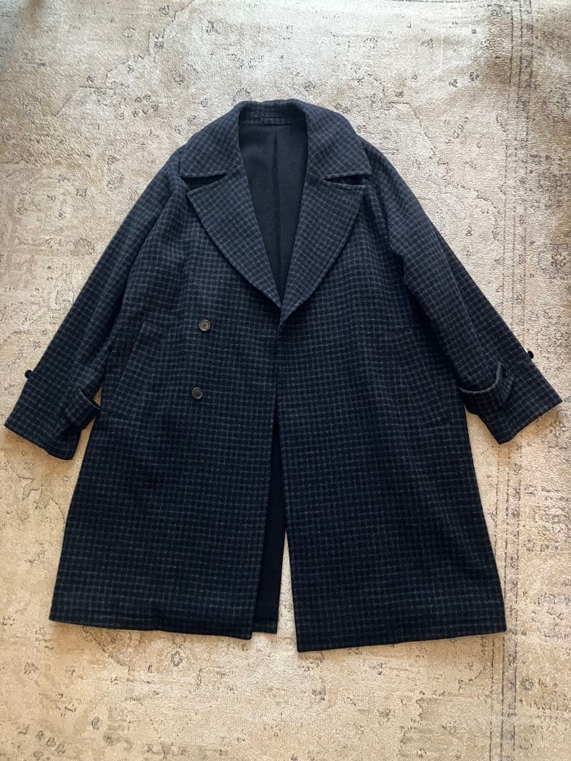 marka マーカ　トレンチコート　フォークランドウールツイード　サイズ1 MARKAWARE(マーカウェア) Organic Suffolk tweed check trench coat
