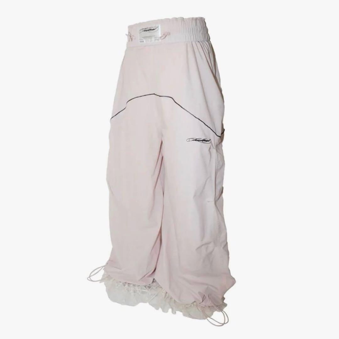 theredthread S nylon jersey pants lace - メルカリ