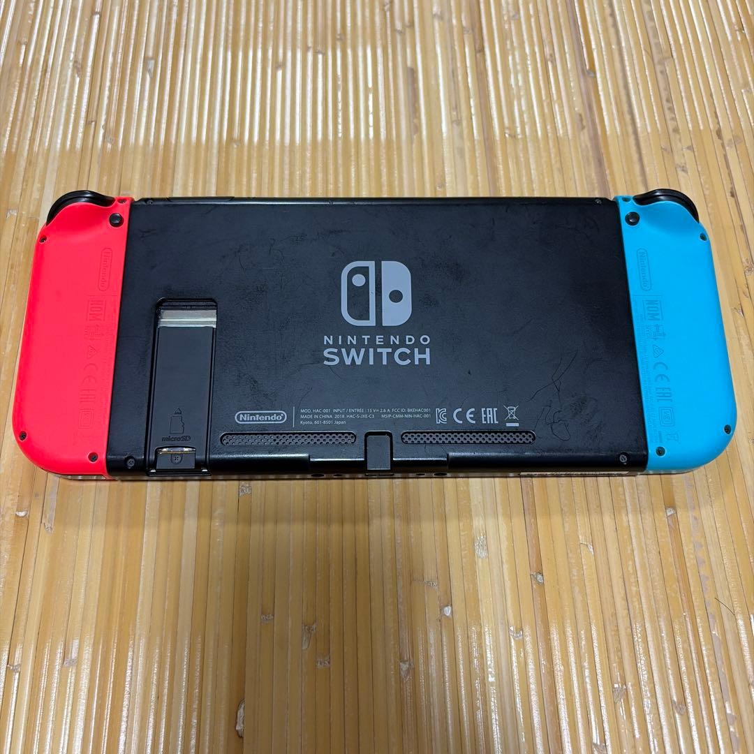 Nintendo Switch 本体 赤/青 動作確認済み - メルカリ