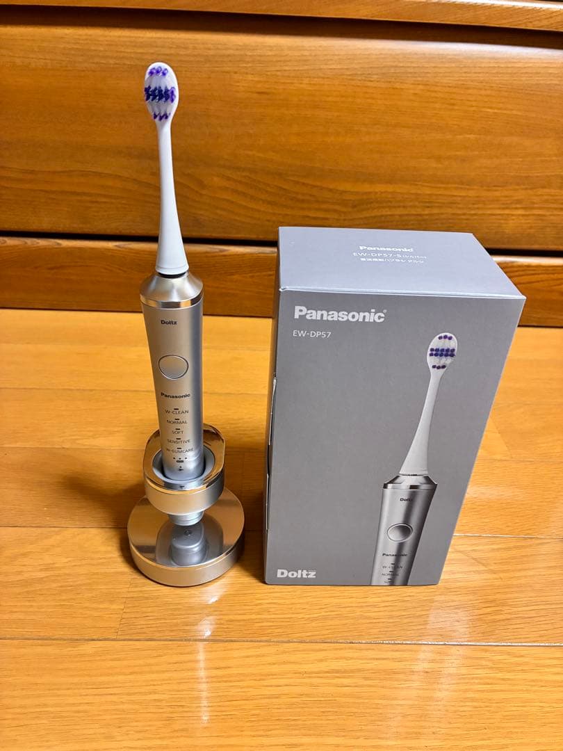 Panasonic 電動歯ブラシ EW-DP57-S 電動歯ブラシ シルバー EW-DP57-S [AC100V-240V] Panasonic