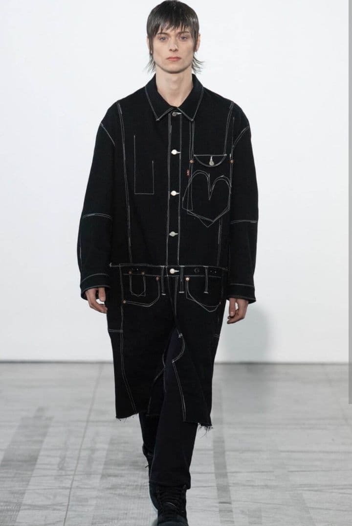 ジュンヤワタナベ リーバイス コート JUNYA WATANABE MAN Levi'sコラボトレンチコート style.2022.8.5