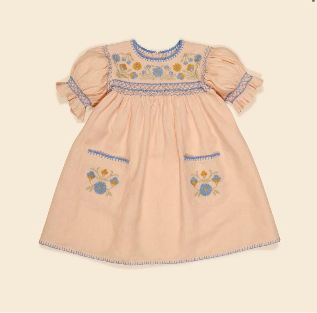 Apolina 】 DORA DRESS - SATIN PINK 3-5y - メルカリ