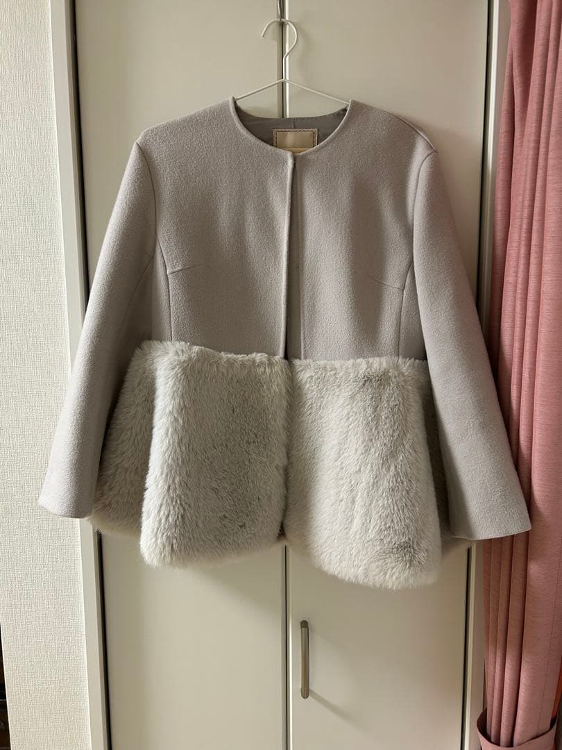 Apuweiser-riche ノーカラージャケット サイズ2 スエードノーカラージャケット | ジャケット | Apuweiser-riche