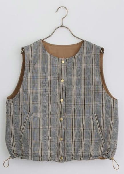 リバーシブル ダウンベスト MLVINCE(メルヴィンス)24AW/秋冬 リバーシブルダウンベストが入荷
