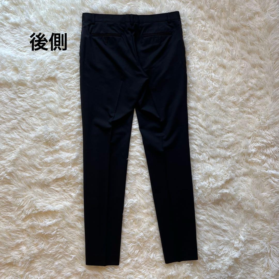 美品 グリーンレーベルリラクシング 黒 ビジネススーツ パンツスーツ