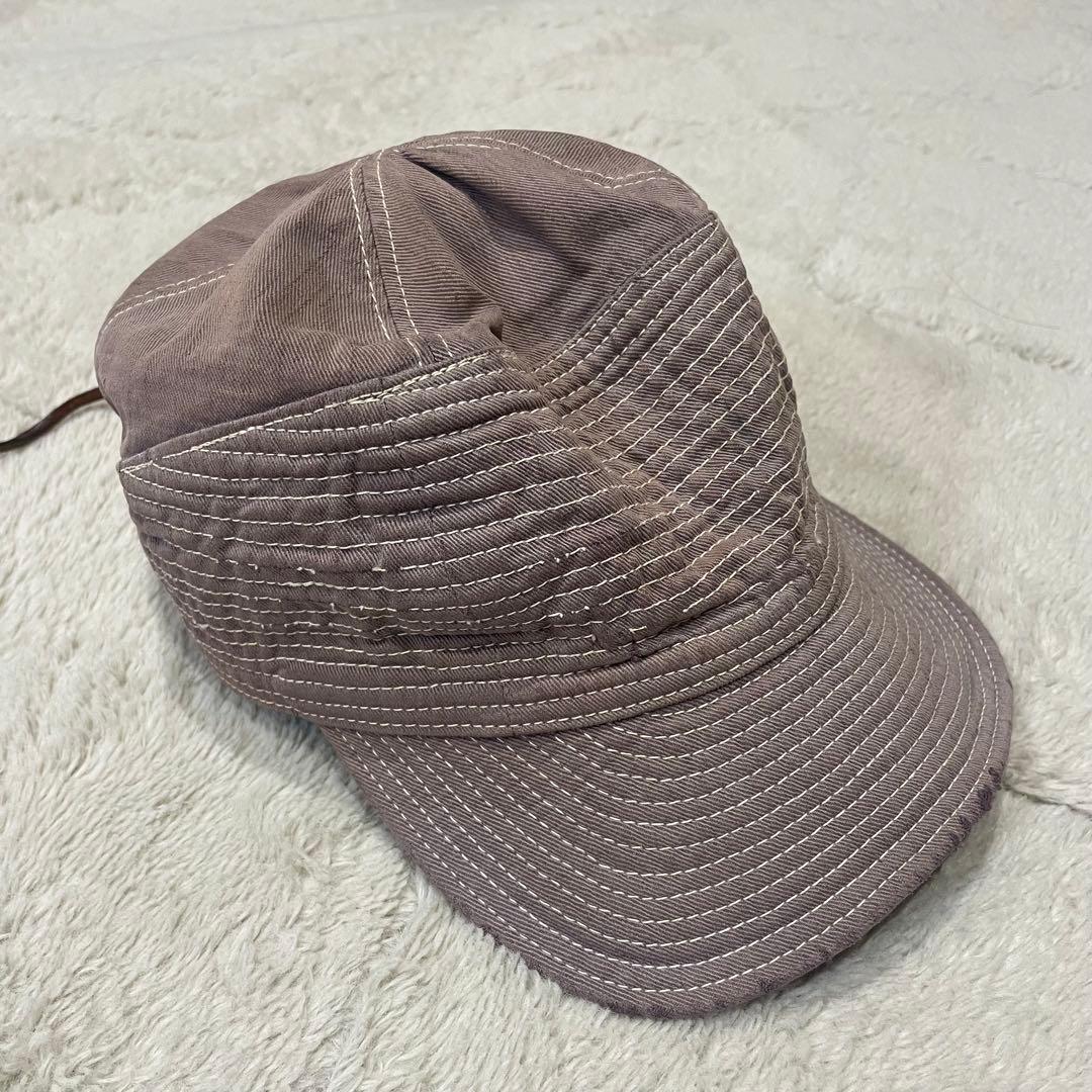 KAPITAL 老人と海 キャップ 初期 岡山製 ネイビー　フェード KAPITAL 老人と海 キャップ 初期 岡山製 ネイビー フェード - メルカリ