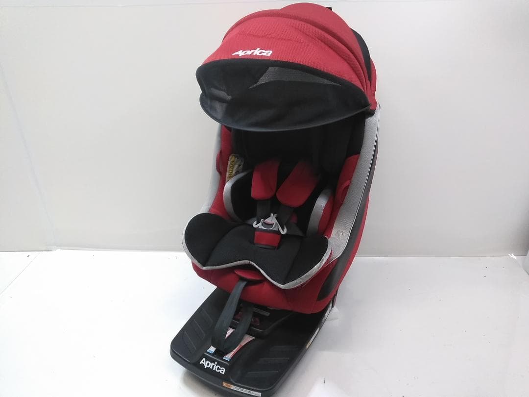 アップリカ チャイルドシート クルリラ isofix モアレレッド △ 極美品】アップリカ チャイルドシート クルリラ isofix モアレレッド