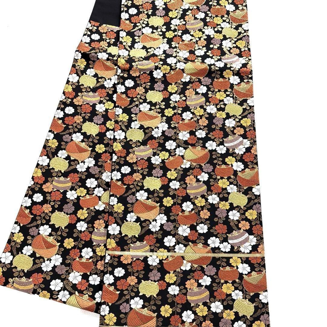 帯6716 ○河合美術織物謹製 高級 正絹 六通 袋帯 - メルカリ