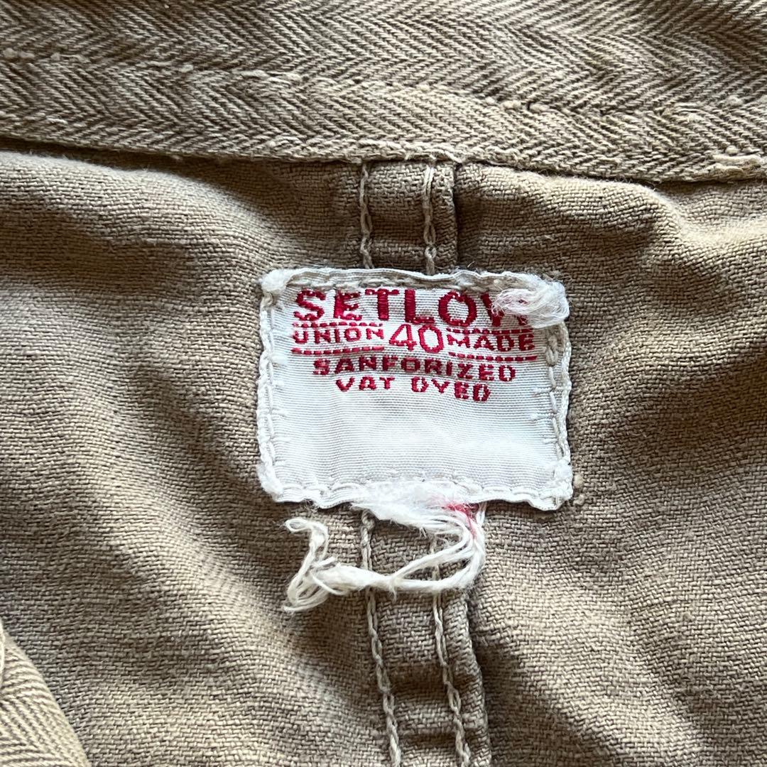 40s SETLOW HBT オールインワン チェーンステッチ 40