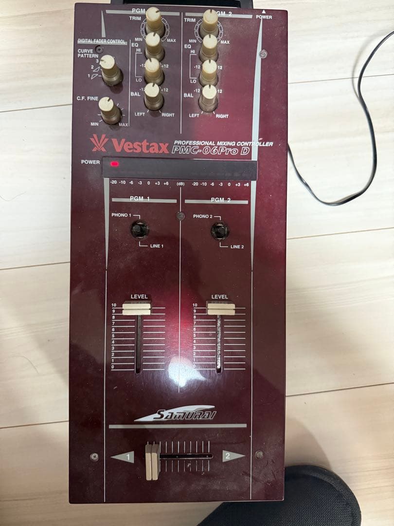 Vestax PMC-06Pro D Samurai DJミキサー 定価から66％引きアウトレット品!!】Vestax/DJミキサー/PMC-06PRO D