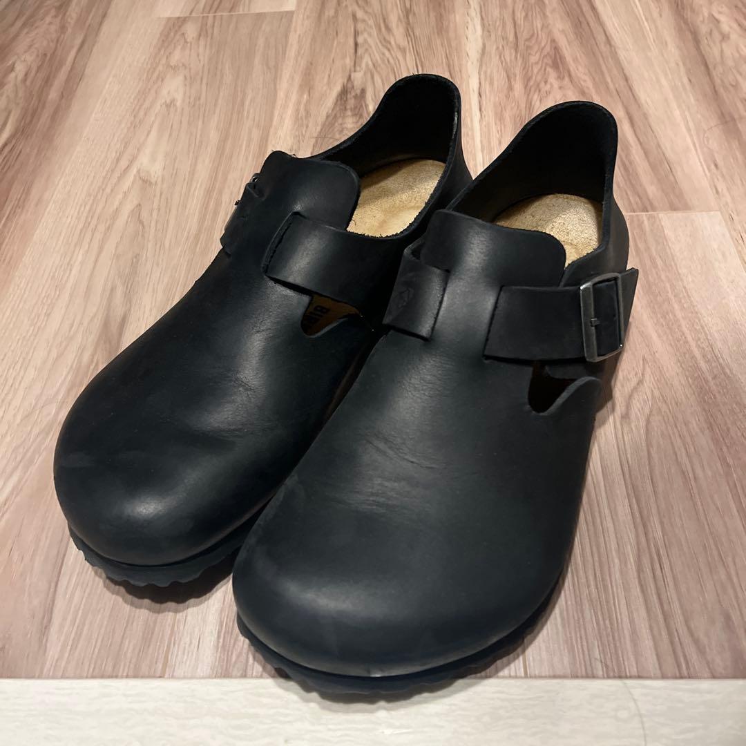 BIRKENSTOCK ブラック ロンドン 42 BIRKENSTOCK London LEOI Black BLACK （ビルケンシュトック ロンドン