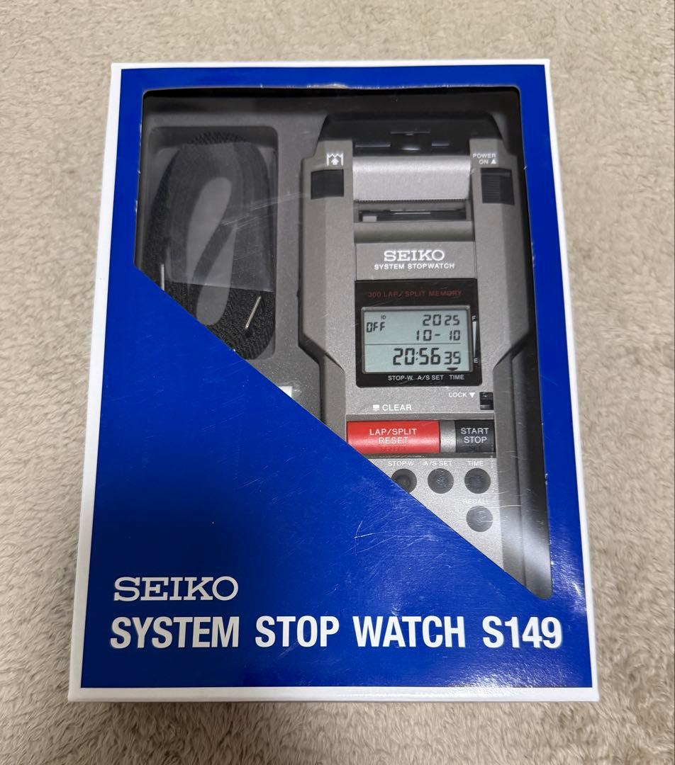 新品未使用！SEIKO SYSTEM STOP WATCH S149 Seiko S-149 Stopwatch with Printer