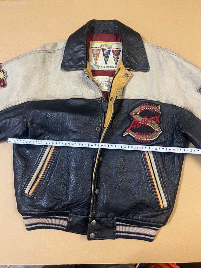 AVIREXアビレックスSioux Chiefs レザー ジャケット - メルカリ