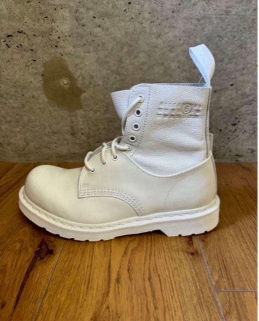 MM6 x Dr.Martens TWIST 8 ホール ブーツ EU38 - メルカリ