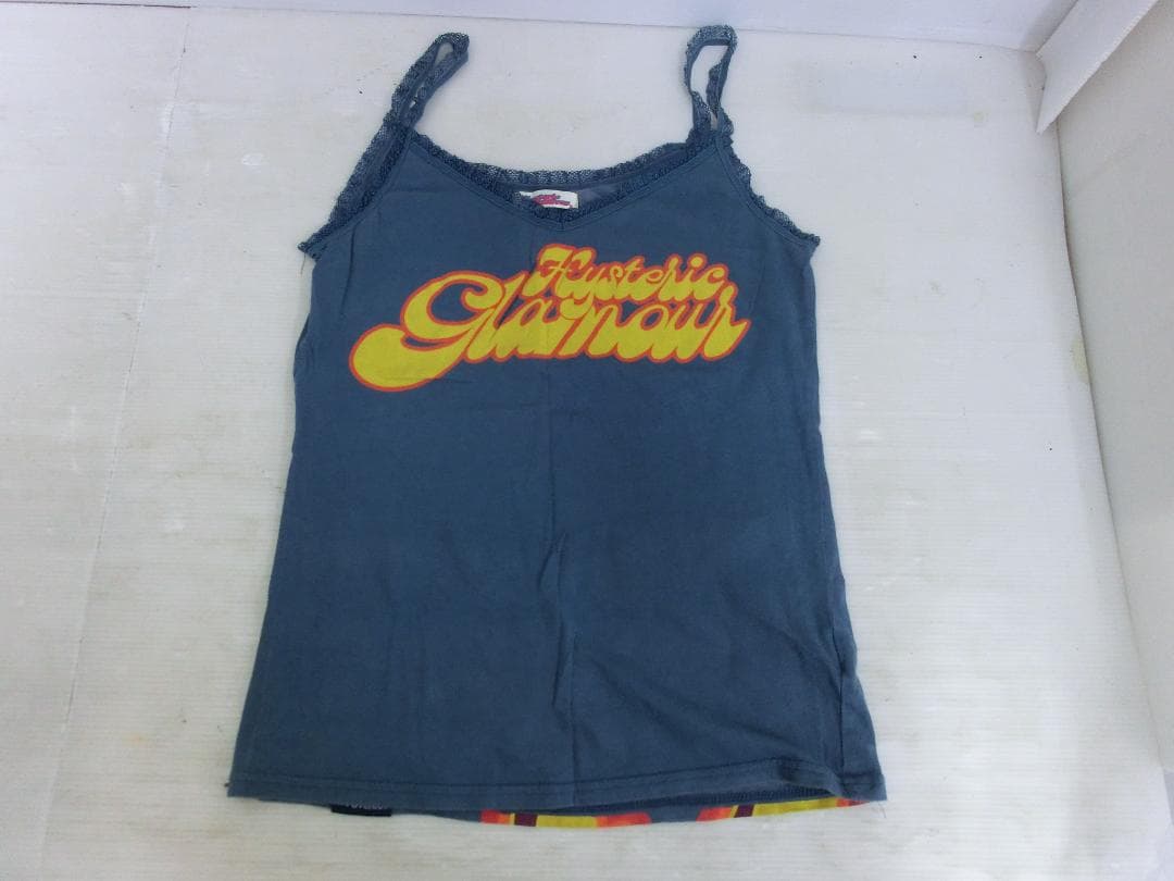 M798★Hysteric Glamour★ロゴ＆バックプリント★キャミソール HYSTERIC GLAMOUR - HYSTERIC GROCERY キャミソール / ホワイト | Tempt