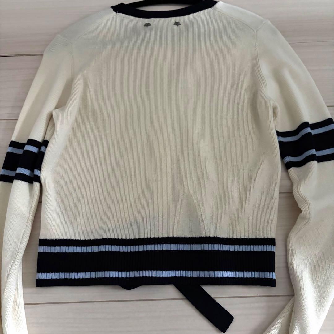 Bibiy B. CLUB TIE CARDIGAN ホワイト 正規品 - メルカリ