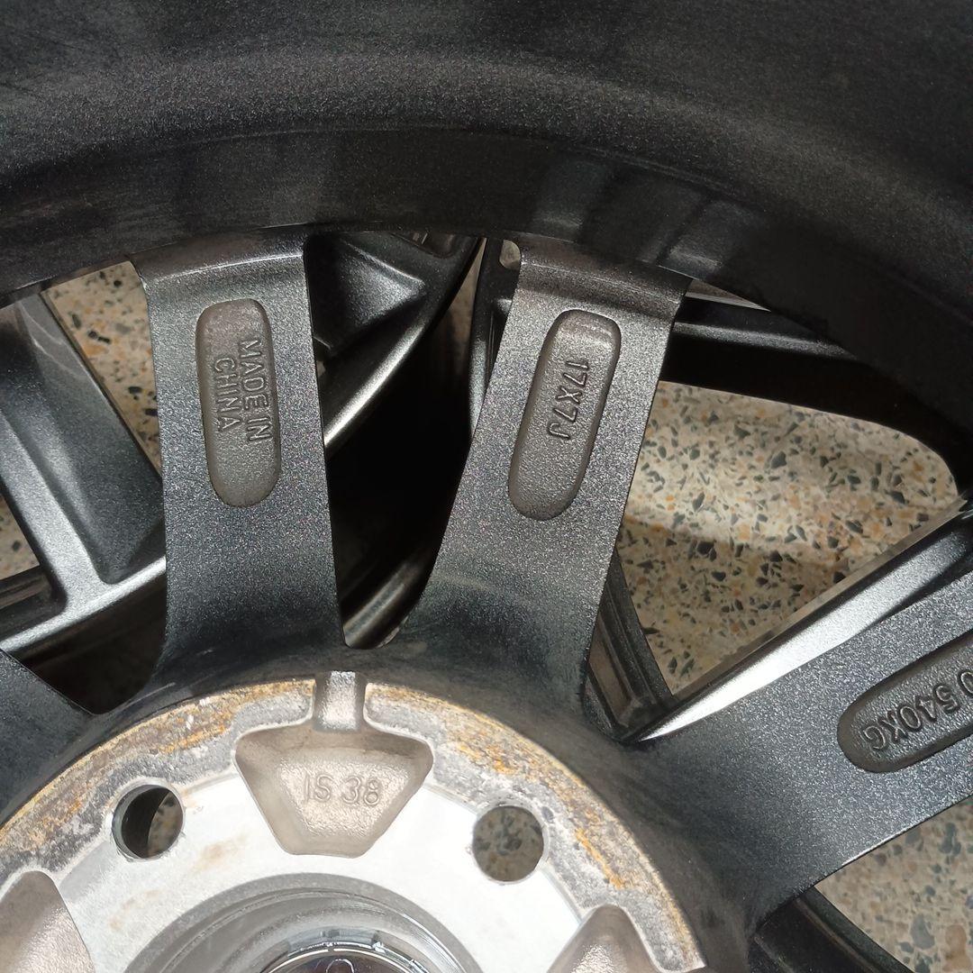 旧裏美品 送料込 SEIN 17インチ 7J 1143 5H ホイール4本 車・