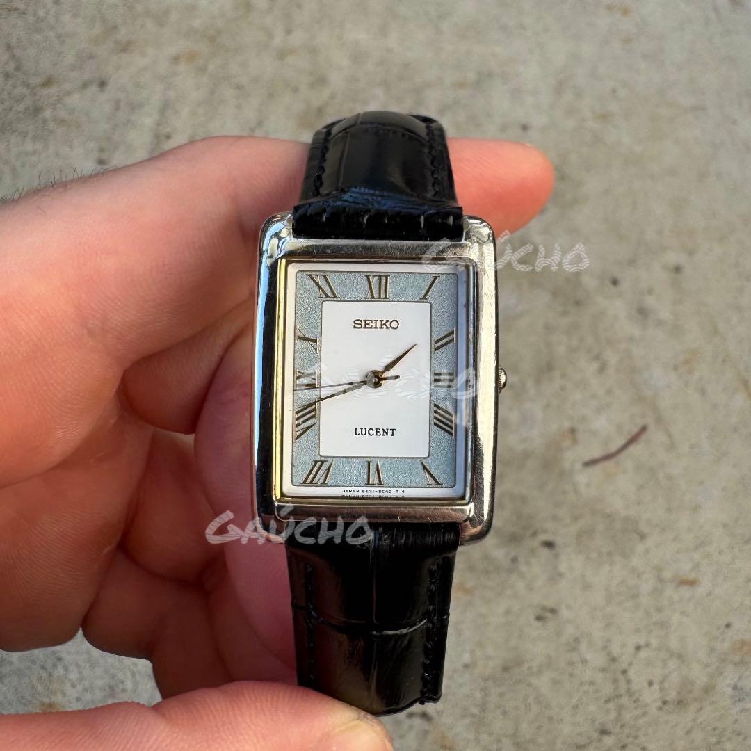 新品電池】seikoレクタンギュラー スクエア ヴィンテージ tank 美品