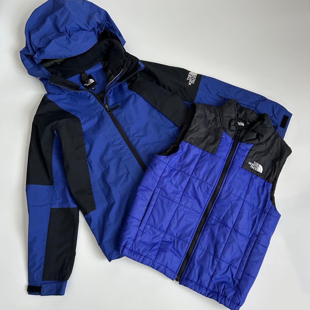 ノースフェイス スノートリクライメイトジャケット130 ブルー - メルカリ