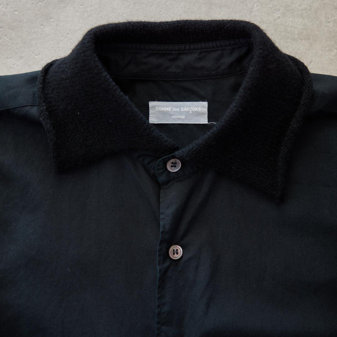 90s COMME des GARCONS ニット切替 シャツ 田中オム - メルカリ
