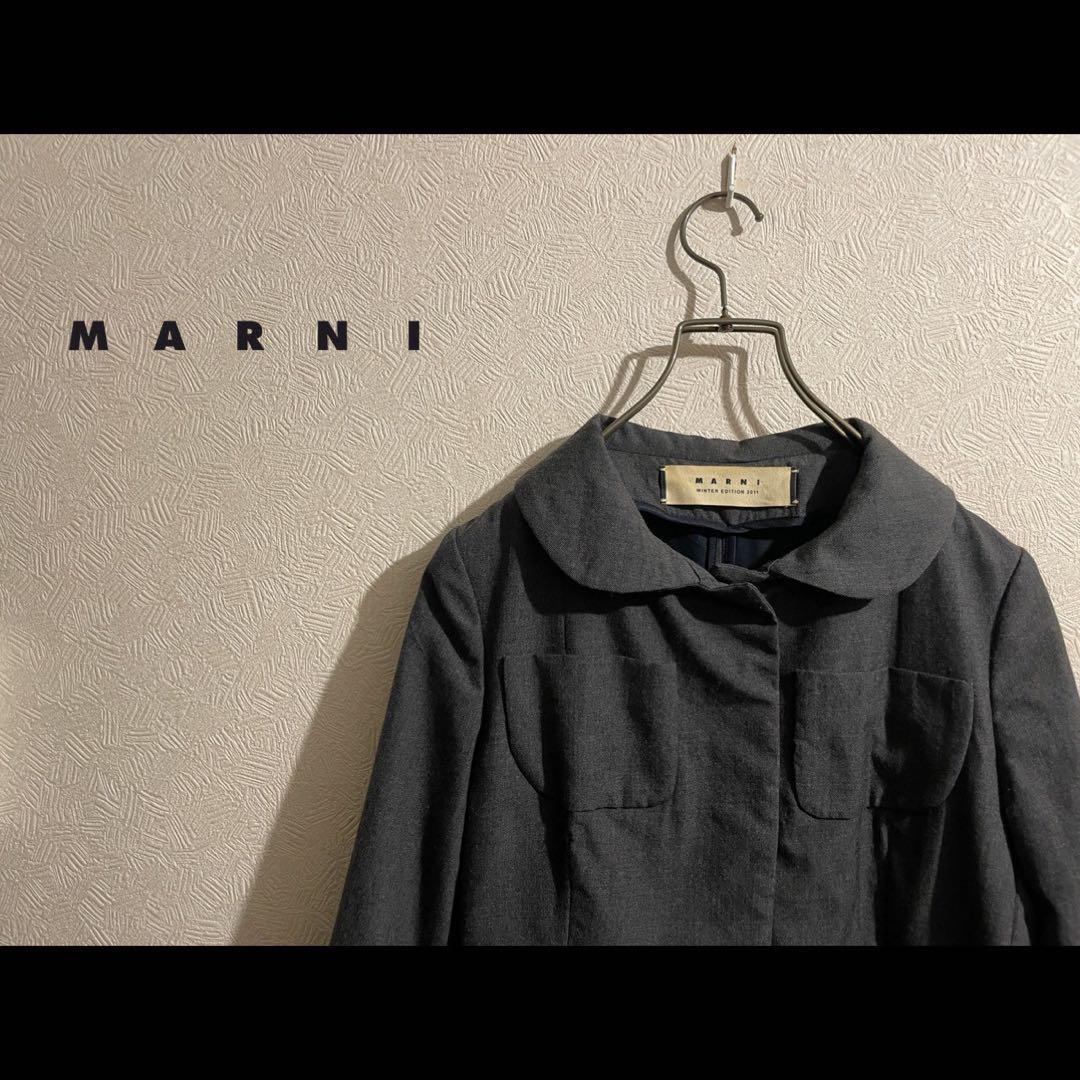 MARNI バルカラー コート / マルニ ウール ツイル ステンカラー 楽天市場】MARNI マルニ ステンカラーコート TUMU0049BQ UTW955 メンズ