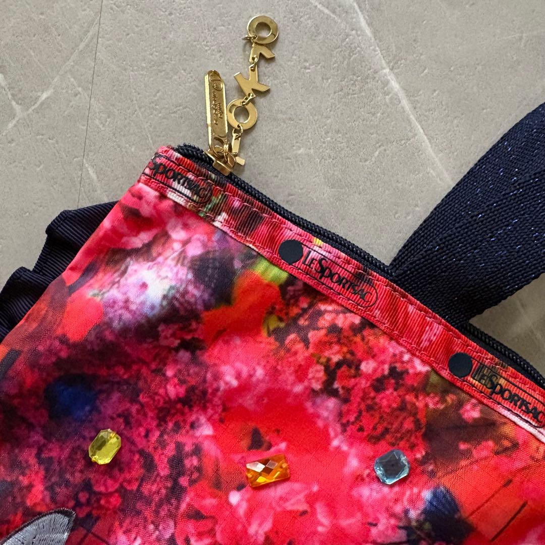 極美品 レスポートサック 蜷川実花 限定コラボ トートバッグ 花柄 蝶々