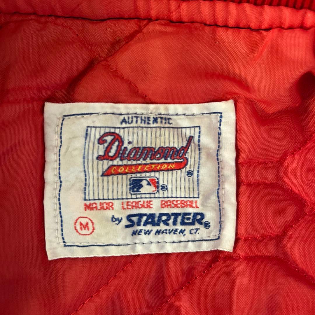 vintage! 90's indians STARTER スタジアムジャンパー - メルカリ