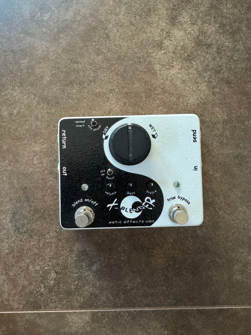 ベース Xotic X-blender Xotic X-Blender Wet/Dry Signal Blender Pedal with EBS Patch Cables