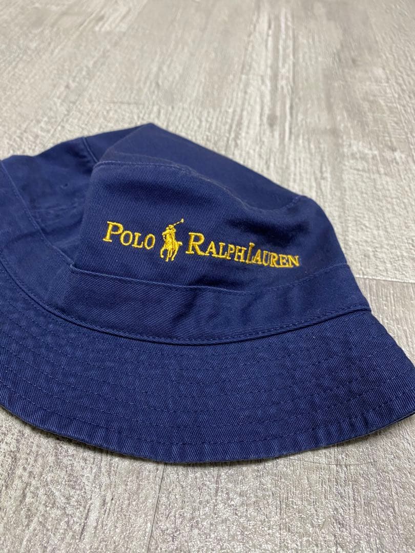 Beams Polo Ralph Lauren ビームスネイビー バケットハット - メルカリ